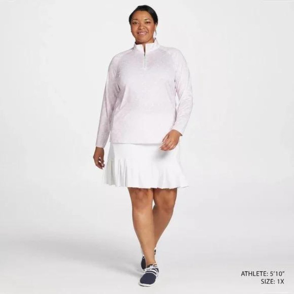 Walter Hagen Women's Printed UV Long Sleeve Golf 1/4 Zip NWT - Picture 2 of 7